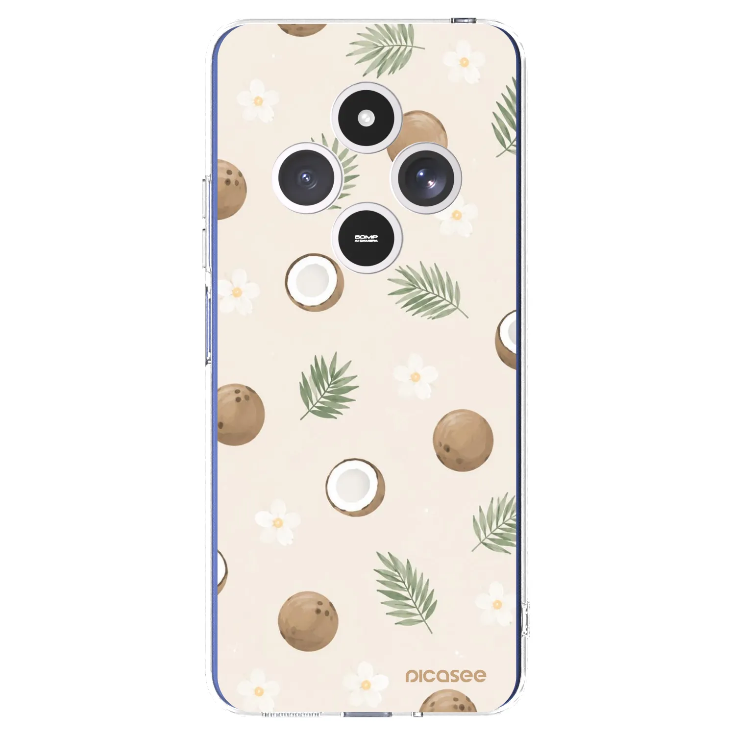 Picasee Xiaomi Redmi 14C Hülle - Transparentes Silikon - Coconut Breeze