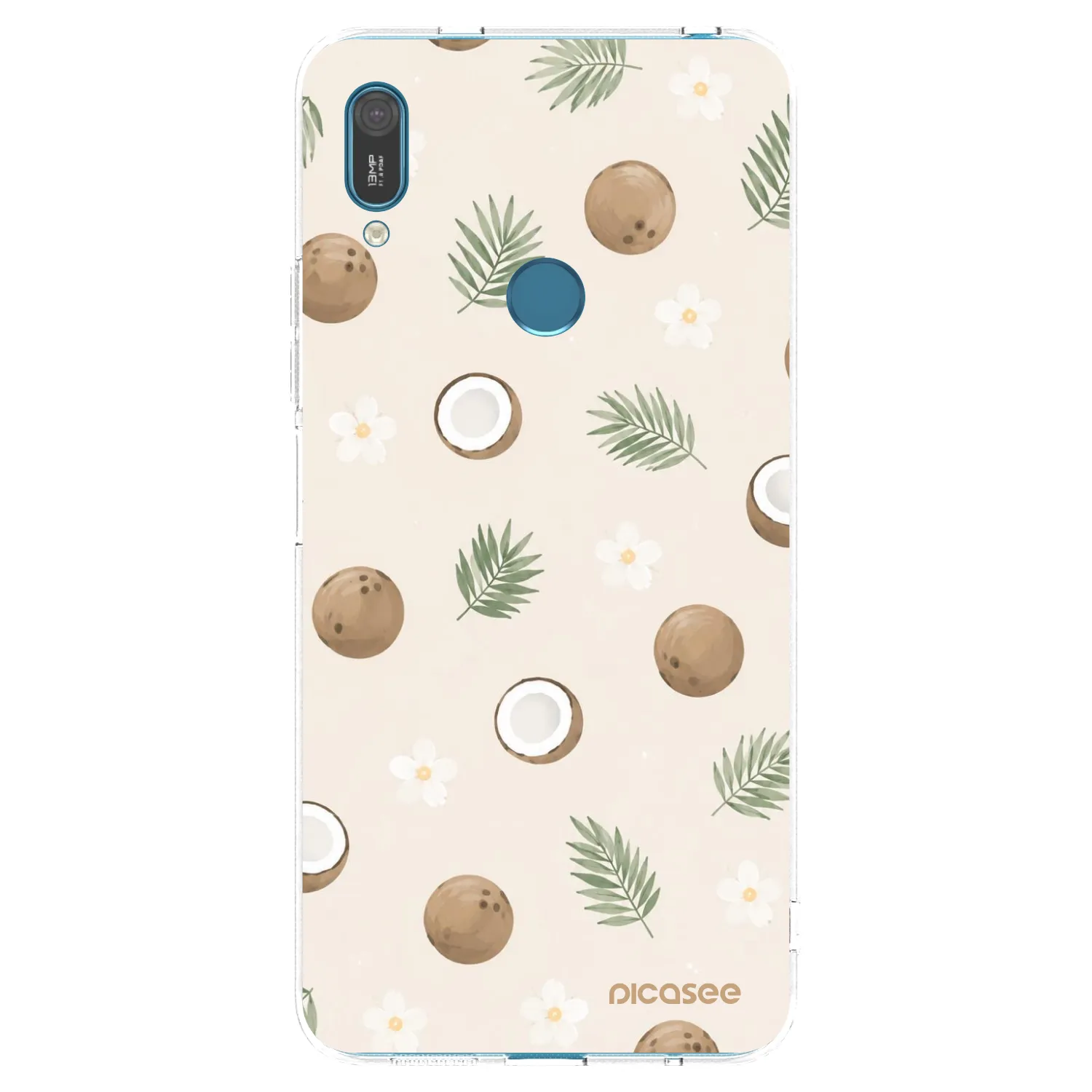 Picasee Huawei Y7 2019 Hülle - Transparentes Silikon - Coconut Breeze