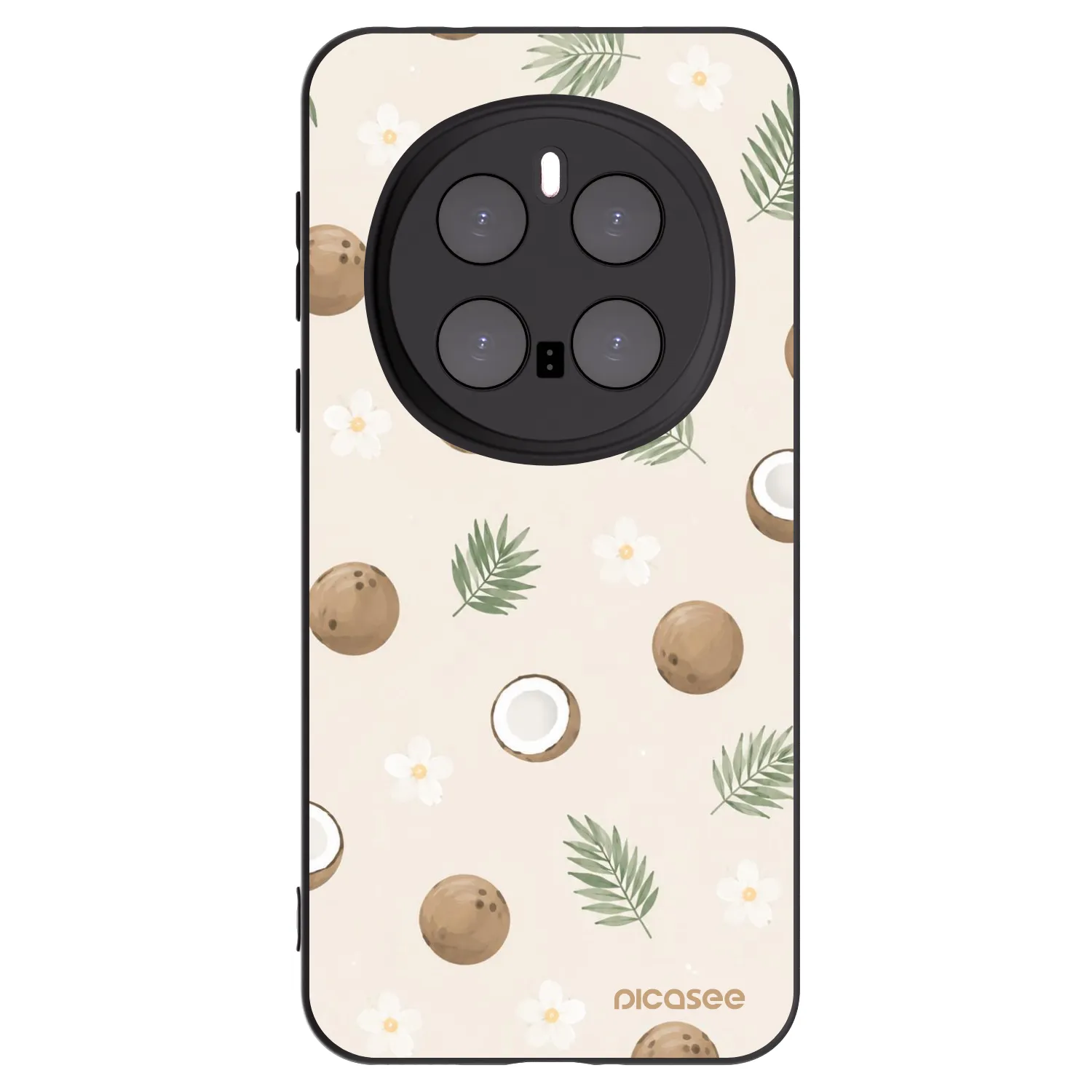 Picasee Honor Magic7 Pro 5G Hülle - Schwarzes Silikon - Coconut Breeze