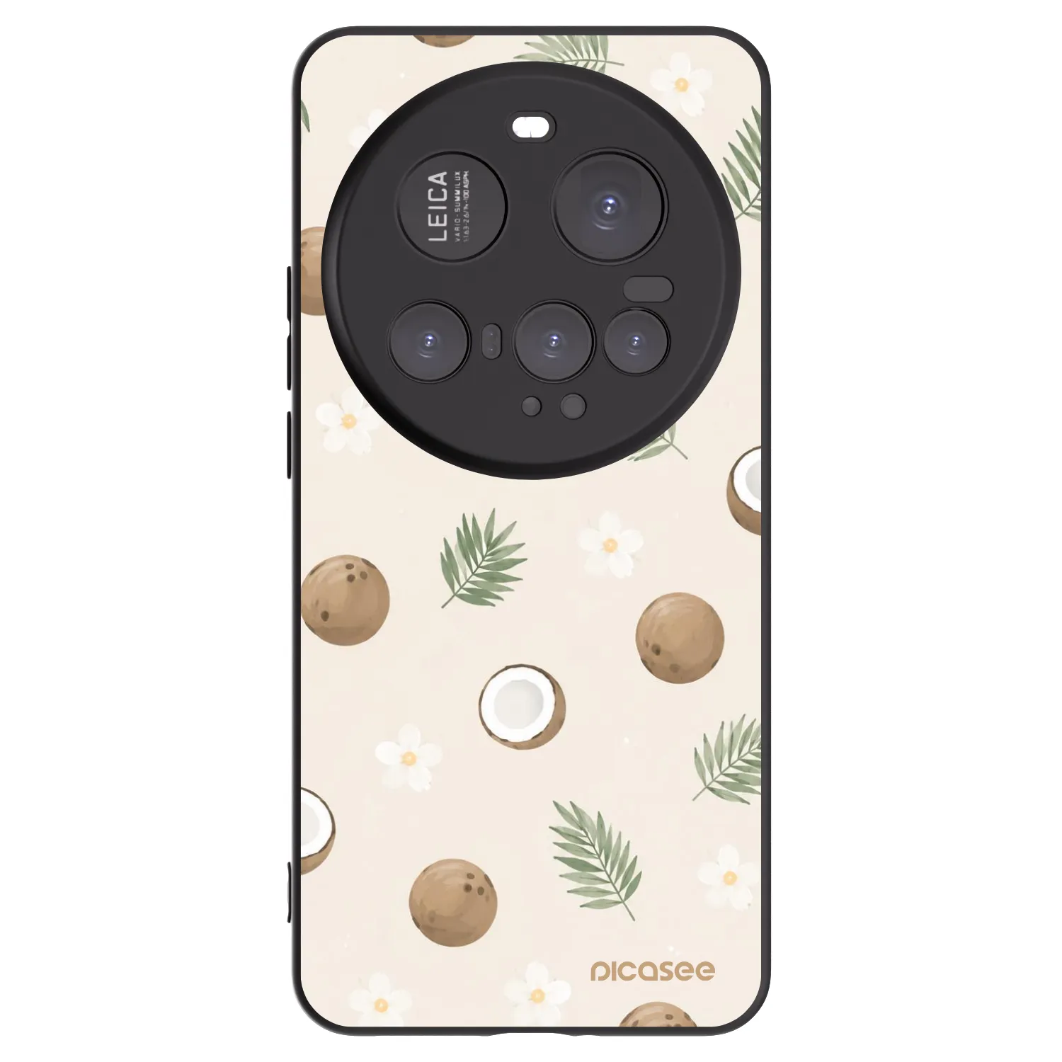 Picasee Xiaomi 15 Ultra Hülle - Schwarzes Silikon - Coconut Breeze