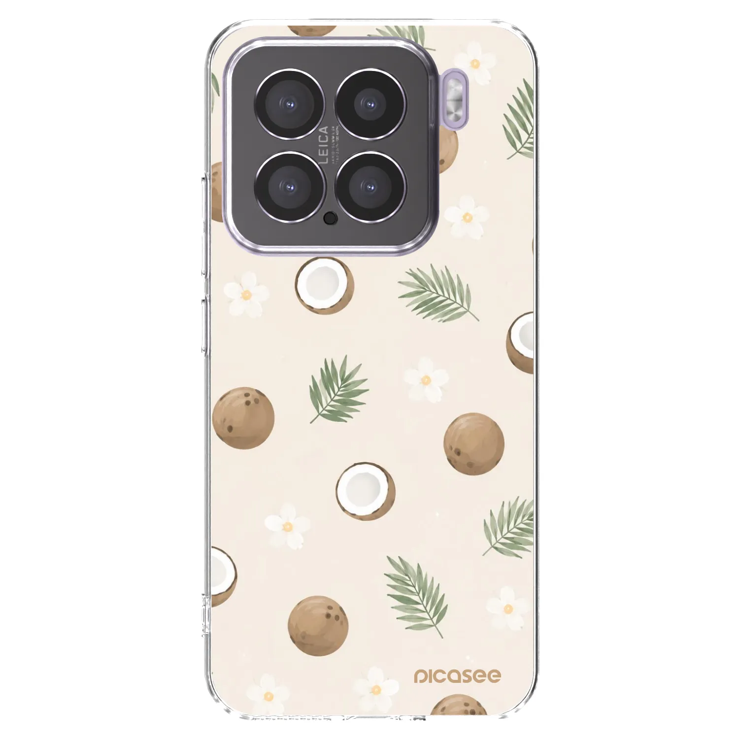 Picasee Xiaomi 15 Hülle - Transparentes Silikon - Coconut Breeze