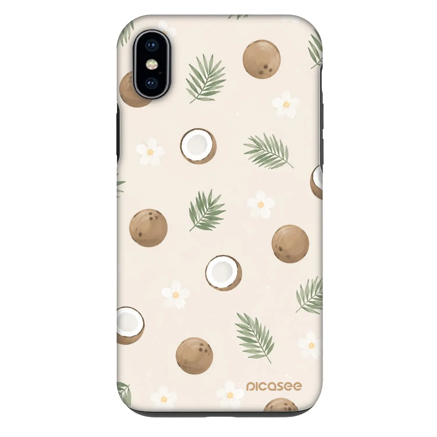 Picasee Fashion Case für Apple iPhone XS Max - Coconut Breeze