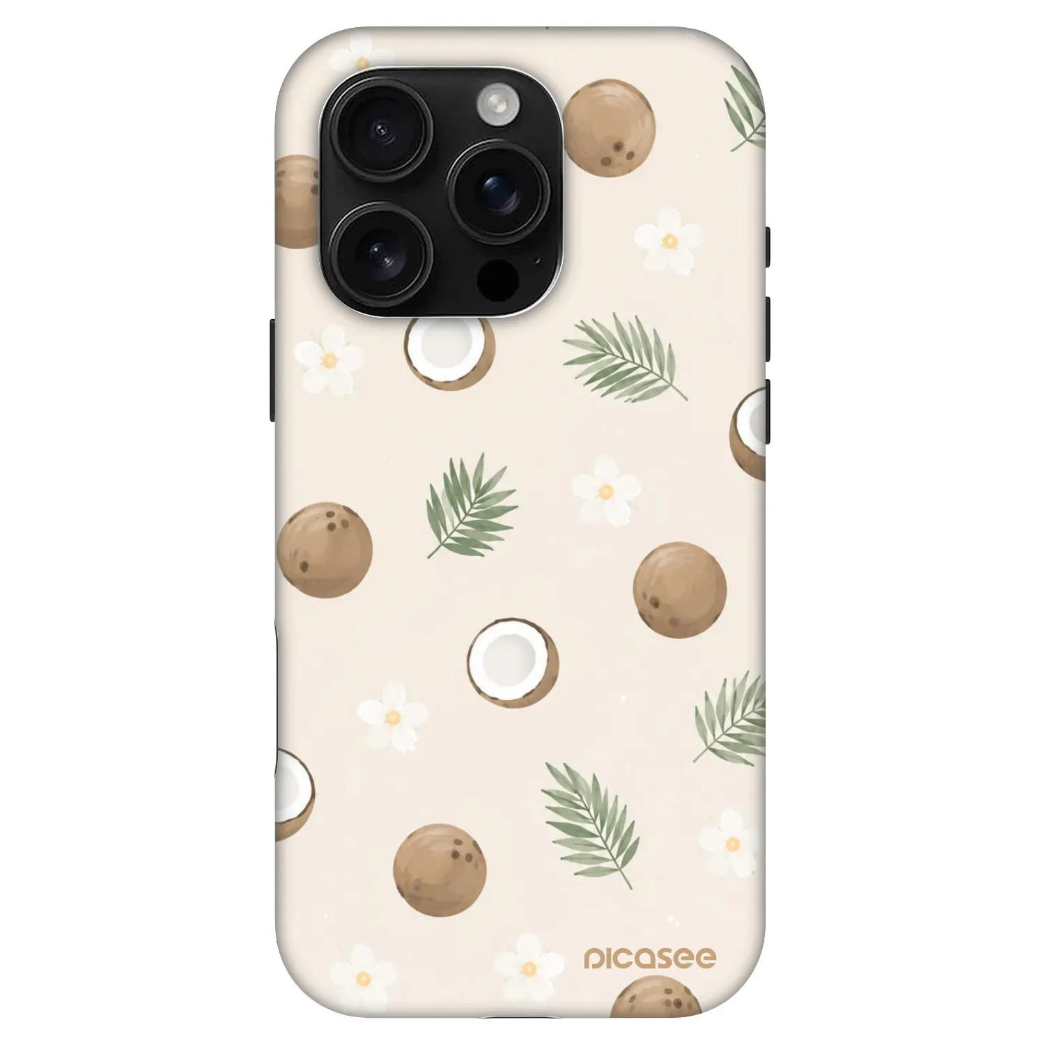 Picasee Fashion Case MagSafe für Apple iPhone 16 Pro - Coconut Breeze