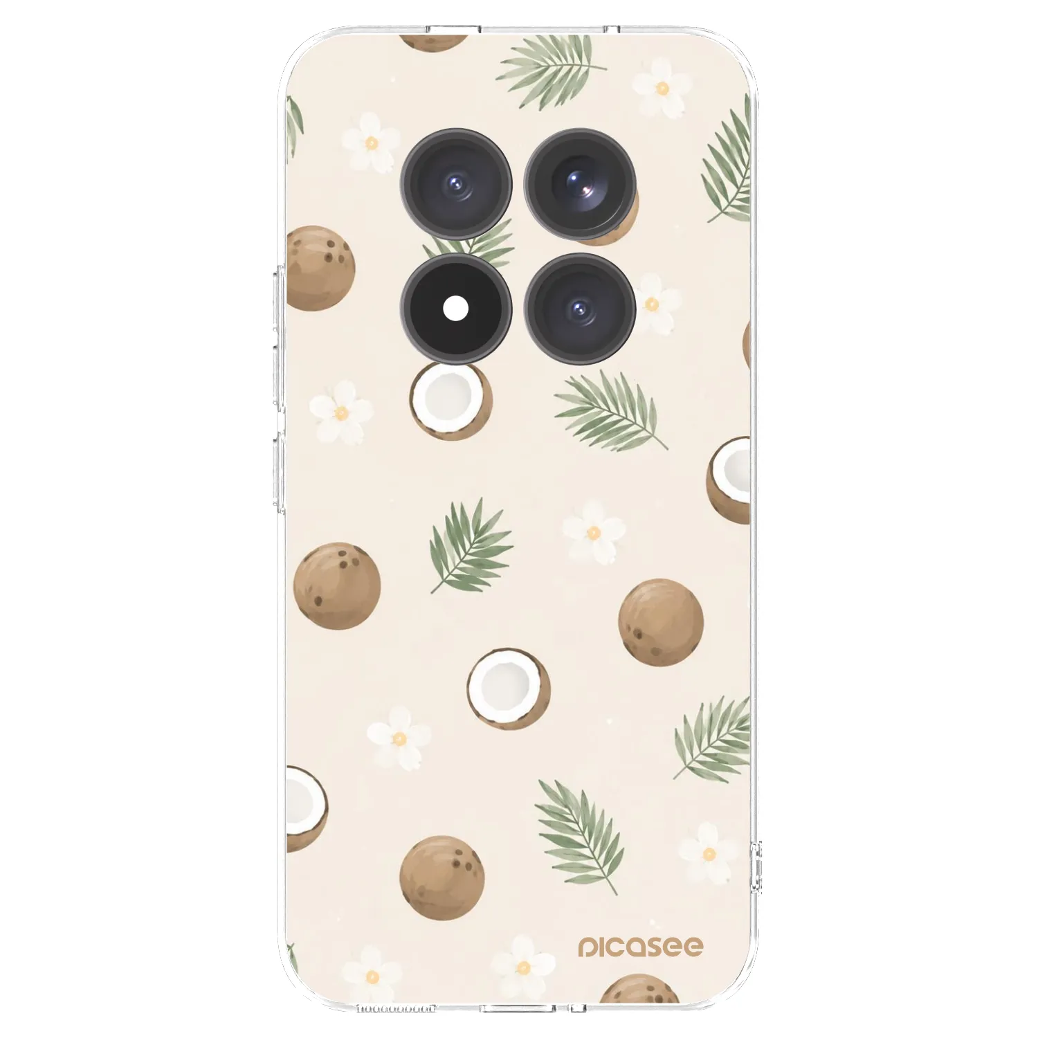 Picasee Xiaomi Redmi Note 15 Pro+ Hülle - Transparentes Silikon - Coconut Breeze