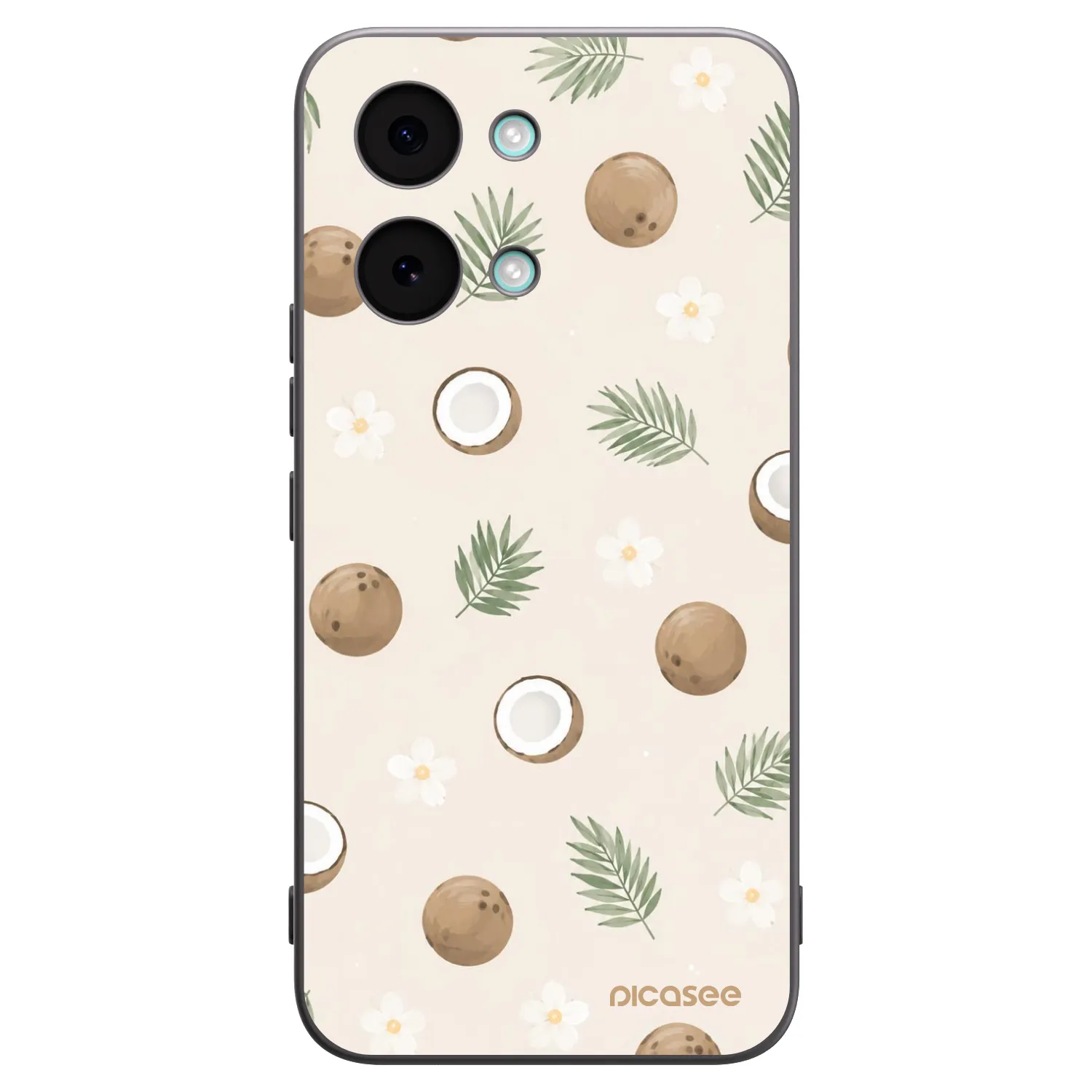 Picasee Xiaomi Poco X8 Pro Max Hülle - Schwarzes Silikon - Coconut Breeze