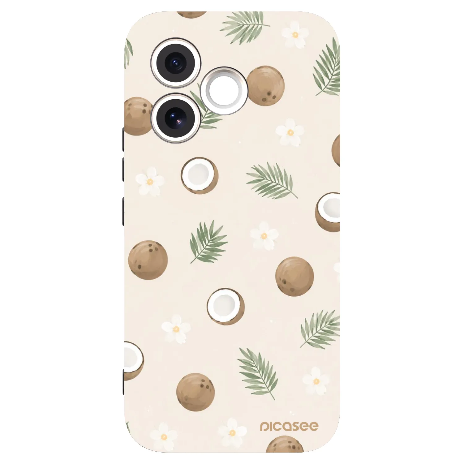 Picasee Honor 600 Lite Hülle - Schwarzes Silikon - Coconut Breeze