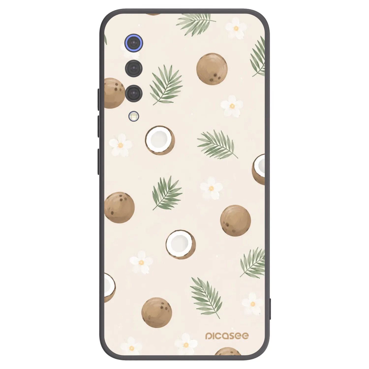 Picasee Xiaomi Mi 9 SE Hülle - Schwarzes Silikon - Coconut Breeze