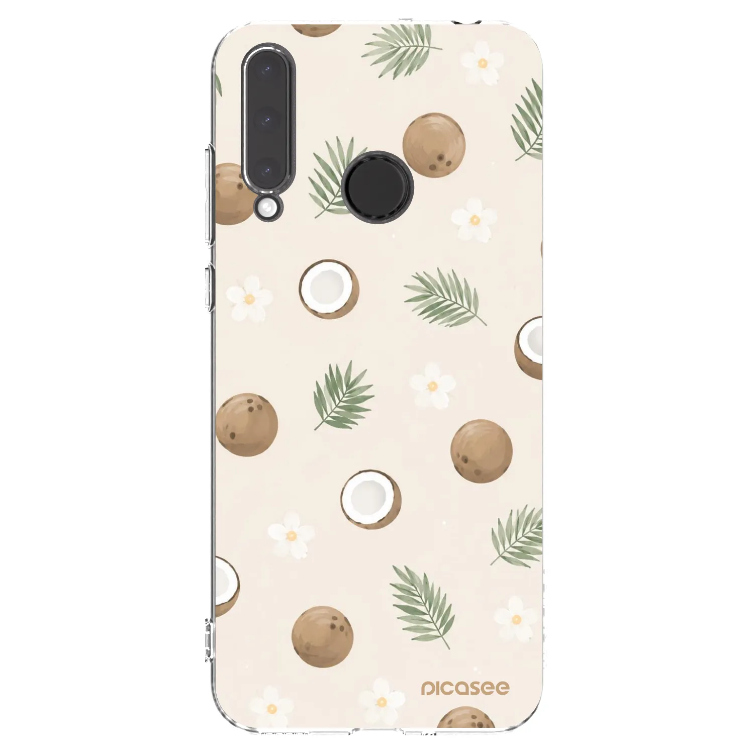 Picasee Honor 20 Lite Hülle - Transparentes Silikon - Coconut Breeze