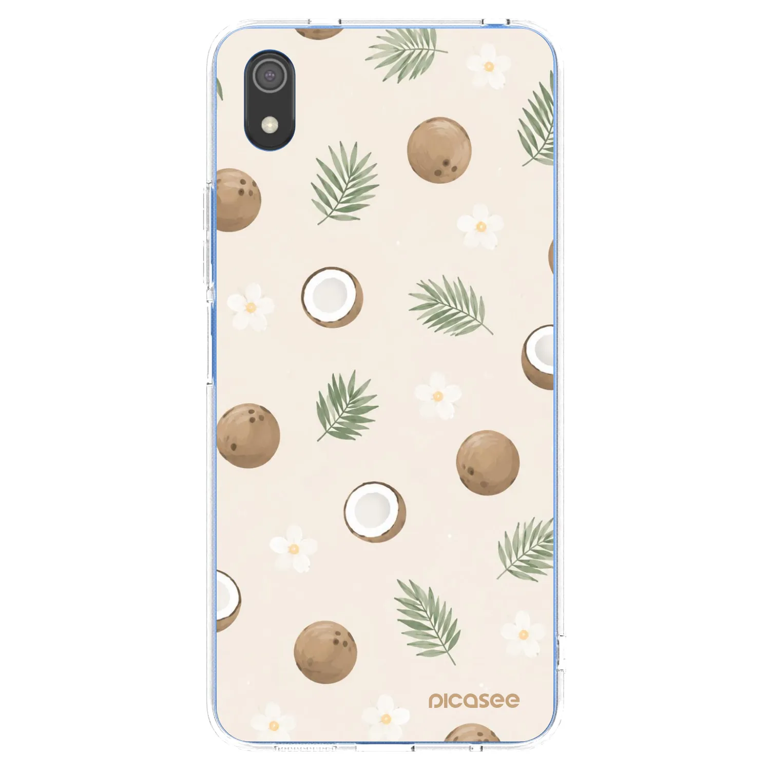 Picasee Xiaomi Redmi 7A Hülle - Transparentes Silikon - Coconut Breeze