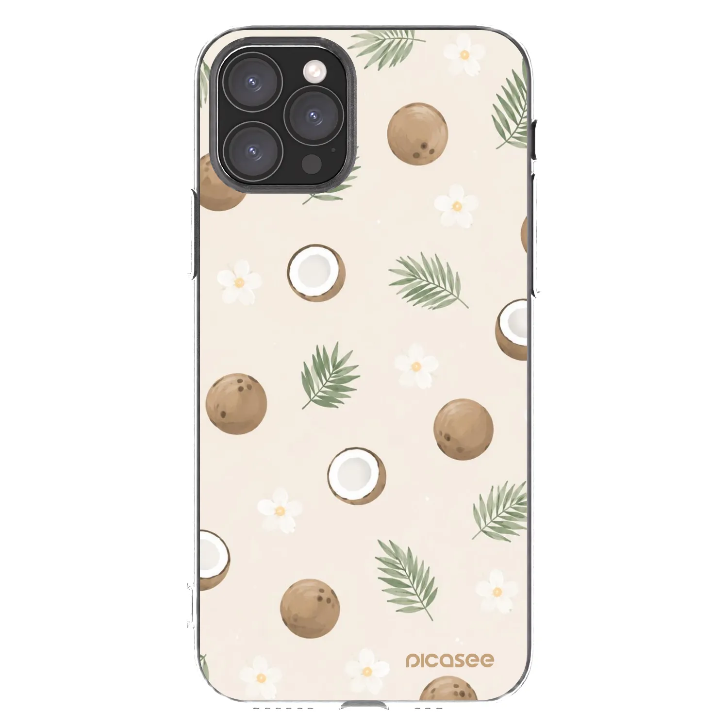 Picasee Apple iPhone 11 Pro Hülle - Transparentes Silikon - Coconut Breeze