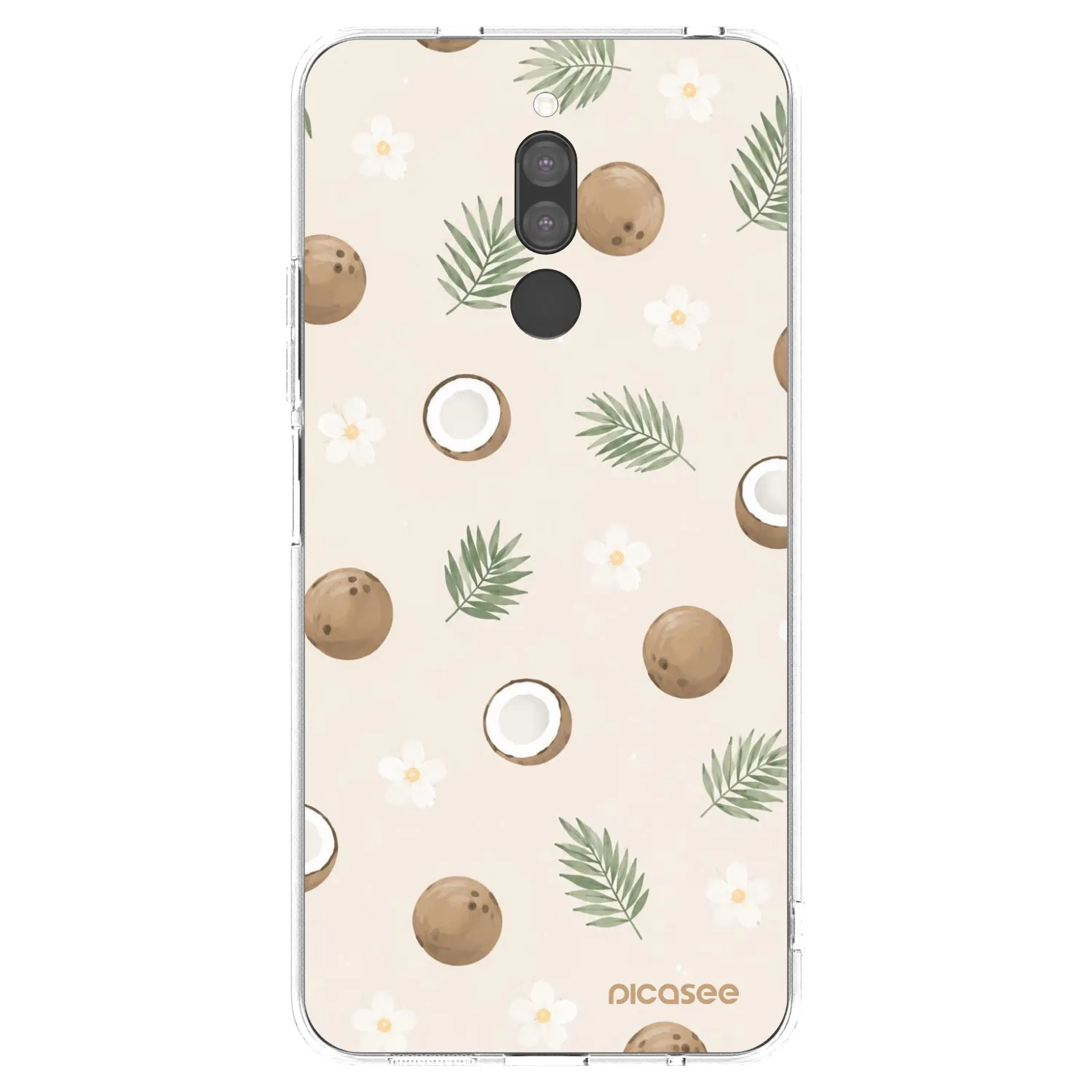 Picasee Xiaomi Redmi 8 Hülle - Transparentes Silikon - Coconut Breeze
