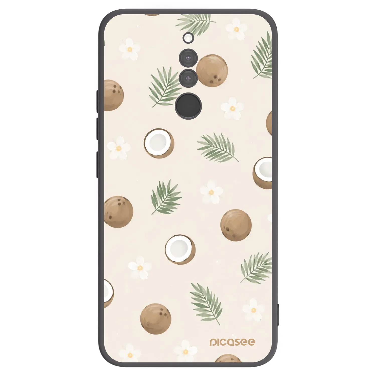 Picasee Xiaomi Redmi 8 Hülle - Schwarzes Silikon - Coconut Breeze