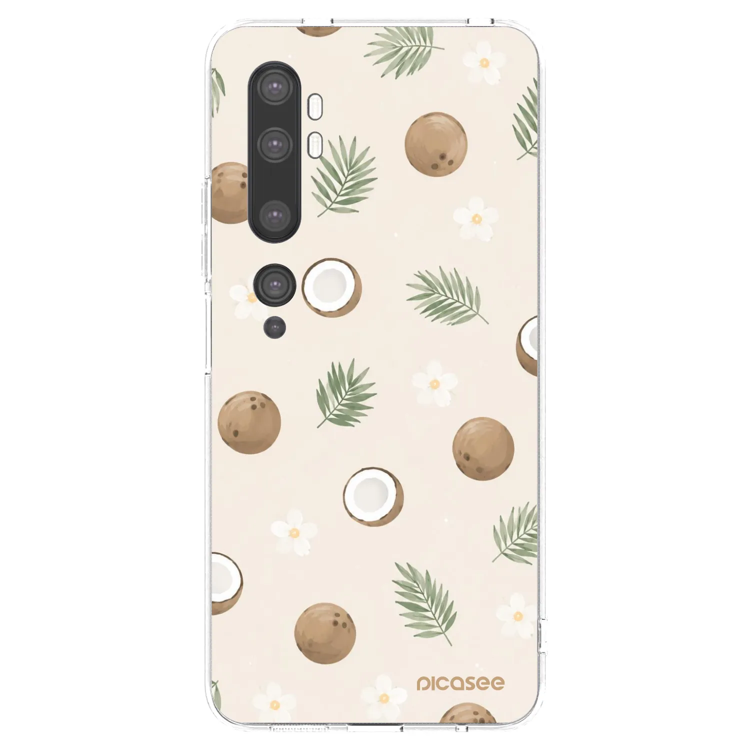 Picasee Xiaomi Mi Note 10 (Pro) Hülle - Transparentes Silikon - Coconut Breeze