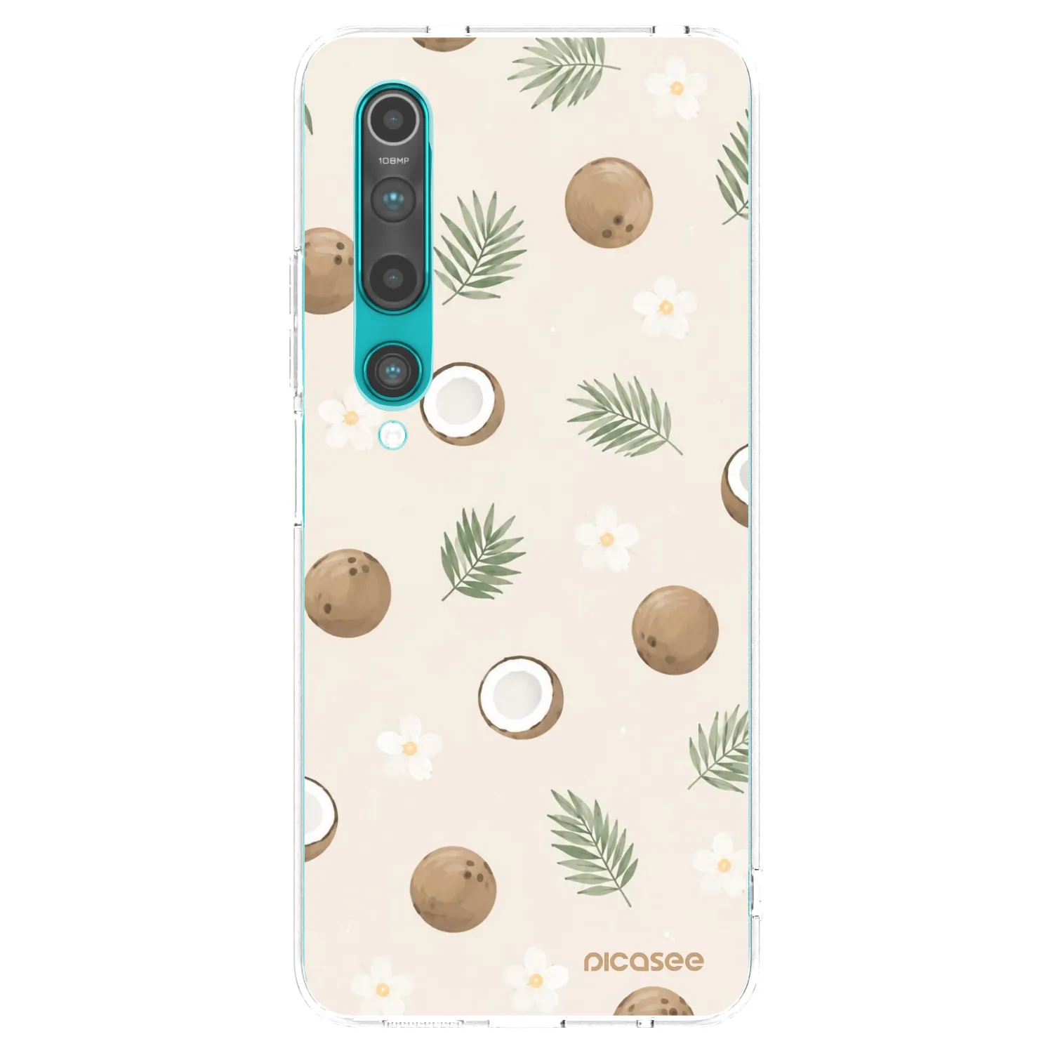 Picasee Xiaomi Mi 10 Hülle - Transparentes Silikon - Coconut Breeze
