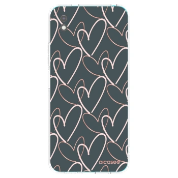 Picasee Xiaomi Redmi 9A Hülle - Schwarzes Silikon - Viel Liebe