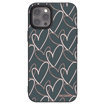 Picasee Apple iPhone 12 Pro Max Hülle - Schwarzes Silikon - Viel Liebe