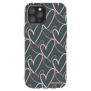 Picasee Apple iPhone 12 Pro Max Hülle - Transparentes Silikon - Viel Liebe