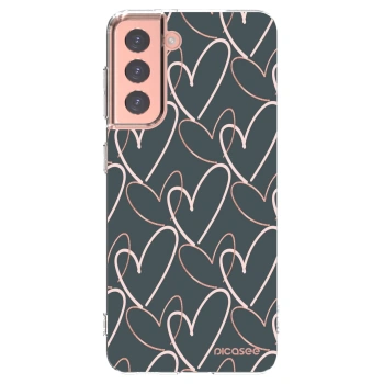 Picasee Samsung Galaxy S21 5G G991B Hülle - Transparentes Silikon - Viel Liebe
