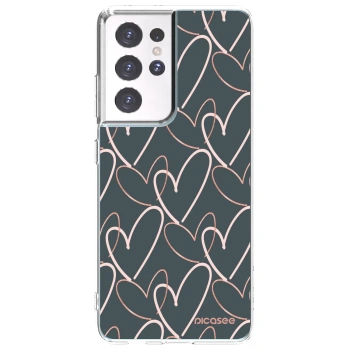 Picasee Samsung Galaxy S21 Ultra 5G G998B Hülle - Transparentes Silikon - Viel Liebe