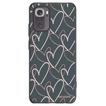 Picasee Xiaomi Redmi Note 10 Hülle - Schwarzes Silikon - Viel Liebe
