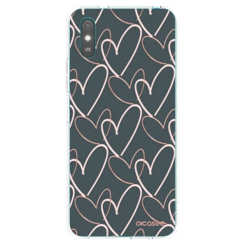 Picasee Xiaomi Redmi 9AT Hülle - Transparentes Silikon - Viel Liebe