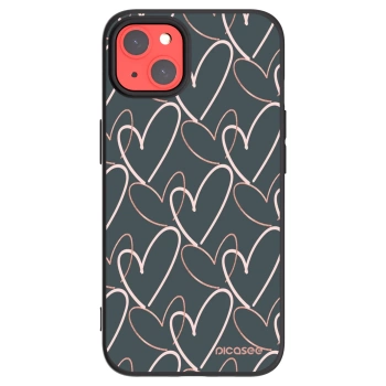 Picasee Apple iPhone 13 Hülle - Schwarzes Silikon - Viel Liebe