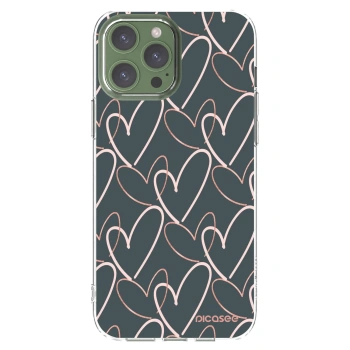 Picasee Apple iPhone 13 Pro Max Hülle - Transparentes Silikon - Viel Liebe