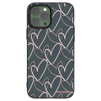 Picasee Apple iPhone 13 Pro Max Hülle - Schwarzes Silikon - Viel Liebe