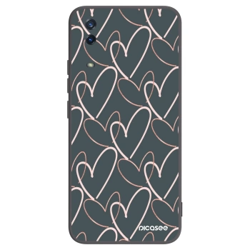 Picasee Vivo Y11s Hülle - Schwarzes Silikon - Viel Liebe