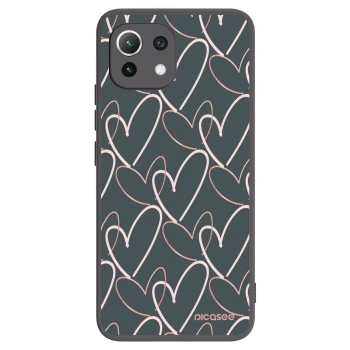 Picasee Xiaomi 11 Lite 5G NE Hülle - Schwarzes Silikon - Viel Liebe