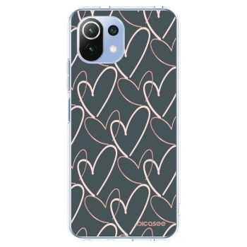 Picasee Xiaomi 11 Lite 5G NE Hülle - Transparentes Silikon - Viel Liebe