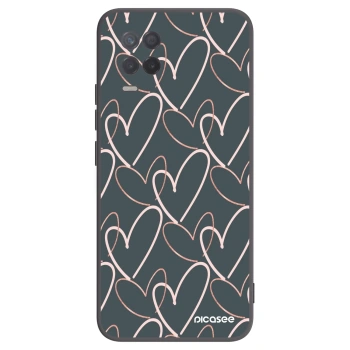 Picasee Realme 8 5G Hülle - Schwarzes Silikon - Viel Liebe