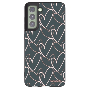 Picasee Samsung Galaxy S21 FE 5G Hülle - Schwarzes Silikon - Viel Liebe