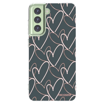 Picasee Samsung Galaxy S21 FE 5G Hülle - Transparentes Silikon - Viel Liebe