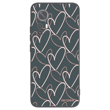 Picasee Xiaomi 12 Hülle - Schwarzes Silikon - Viel Liebe