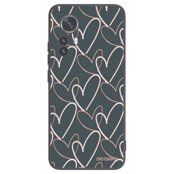 Picasee Xiaomi 12 Pro Hülle - Schwarzes Silikon - Viel Liebe