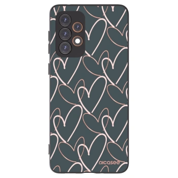 Picasee Samsung Galaxy A33 5G A336 Hülle - Schwarzes Silikon - Viel Liebe