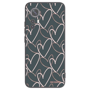 Picasee Xiaomi 12X Hülle - Schwarzes Silikon - Viel Liebe