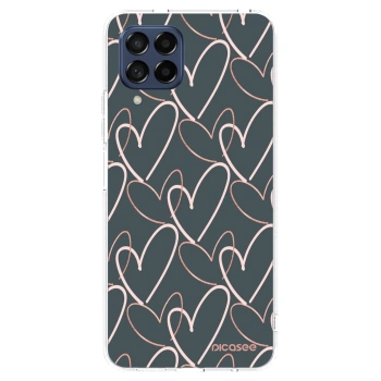 Picasee Samsung Galaxy M53 5G Hülle - Transparentes Silikon - Viel Liebe