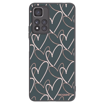 Picasee Xiaomi Redmi Note 11 Pro+ 5G Hülle - Schwarzes Silikon - Viel Liebe