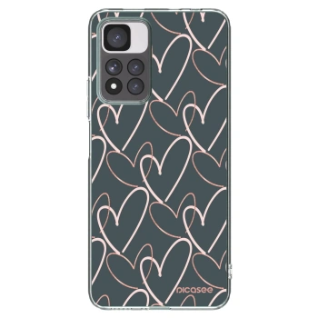 Picasee Xiaomi Redmi Note 11 Pro+ 5G Hülle - Transparentes Silikon - Viel Liebe