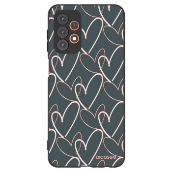 Picasee Samsung Galaxy A23 A235F 4G Hülle - Schwarzes Silikon - Viel Liebe