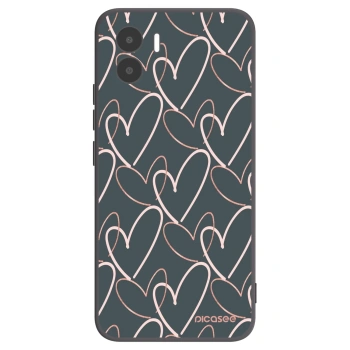 Picasee Xiaomi Redmi A1 Hülle - Schwarzes Silikon - Viel Liebe