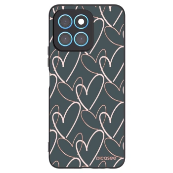 Picasee Honor X8 5G Hülle - Schwarzes Silikon - Viel Liebe