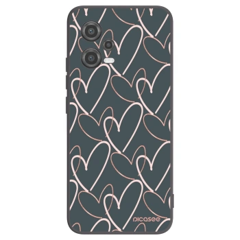 Picasee Xiaomi Poco X5 Hülle - Schwarzes Silikon - Viel Liebe