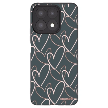 Picasee Honor X8a Hülle - Schwarzes Silikon - Viel Liebe