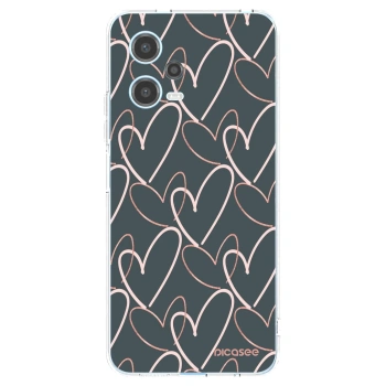 Picasee Xiaomi Redmi Note 12 5G Hülle - Transparentes Silikon - Viel Liebe