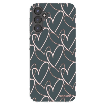 Picasee Samsung Galaxy A14 5G A146P Hülle - Transparentes Silikon - Viel Liebe