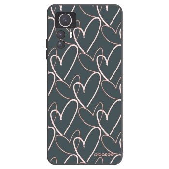 Picasee Xiaomi Redmi Note 12S Hülle - Schwarzes Silikon - Viel Liebe