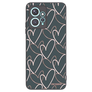Picasee Xiaomi Redmi Note 12 4G Hülle - Schwarzes Silikon - Viel Liebe